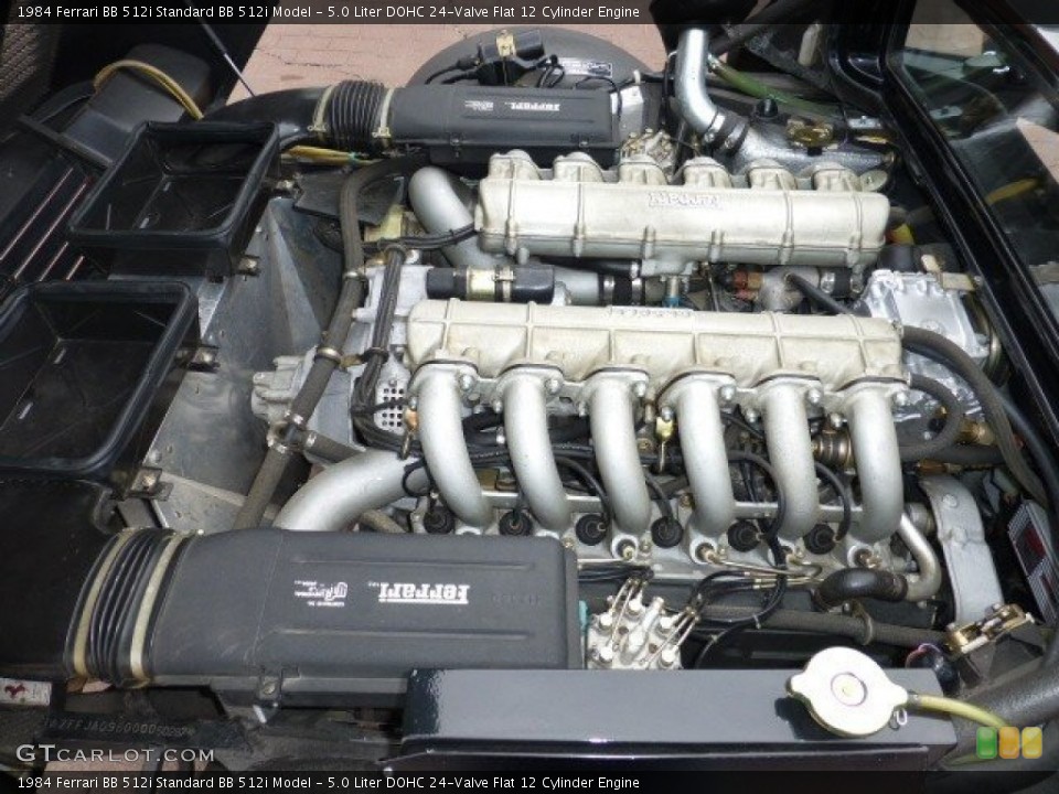 5.0 Liter DOHC 24-Valve Flat 12 Cylinder Engine for the 1984 Ferrari BB 512i #74925937