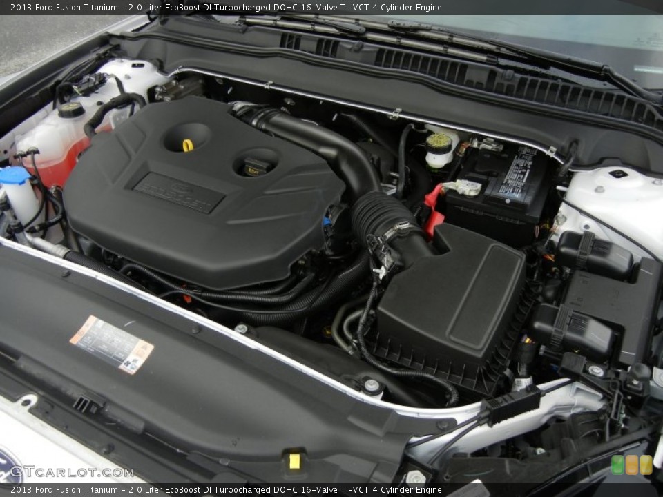 2.0 Liter EcoBoost DI Turbocharged DOHC 16-Valve Ti-VCT 4 Cylinder Engine for the 2013 Ford Fusion #74932262