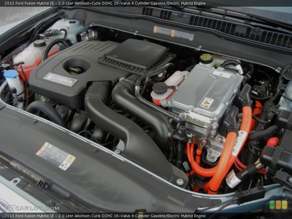2.0 Liter Atkinson-Cycle DOHC 16-Valve 4 Cylinder Gasoline/Electric Hybrid Engine for the 2013 Ford Fusion #74933152