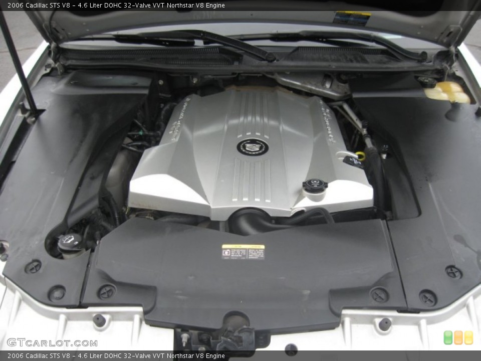 4.6 Liter DOHC 32-Valve VVT Northstar V8 2006 Cadillac STS Engine