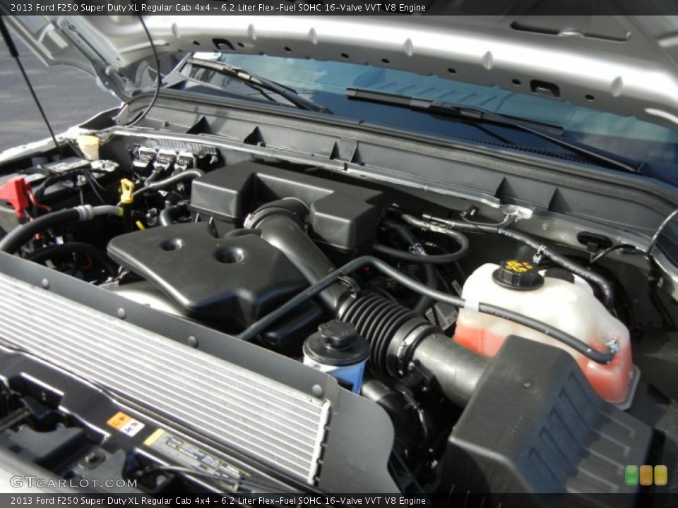 6.2 Liter Flex-Fuel SOHC 16-Valve VVT V8 Engine for the 2013 Ford F250 Super Duty #74933869
