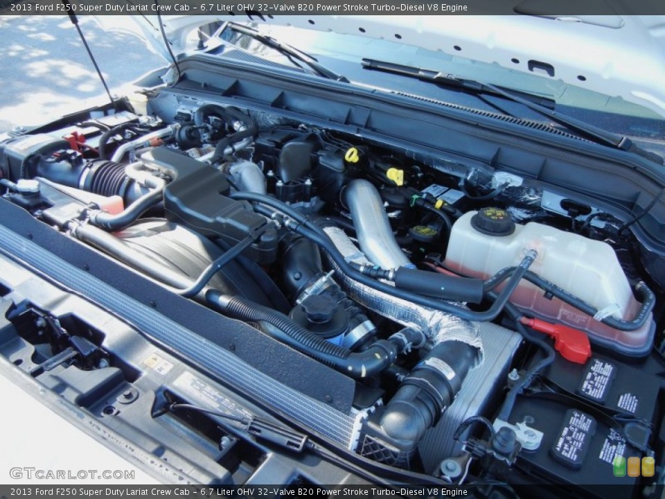 6.7 Liter OHV 32-Valve B20 Power Stroke Turbo-Diesel V8 Engine for the 2013 Ford F250 Super Duty #74934115