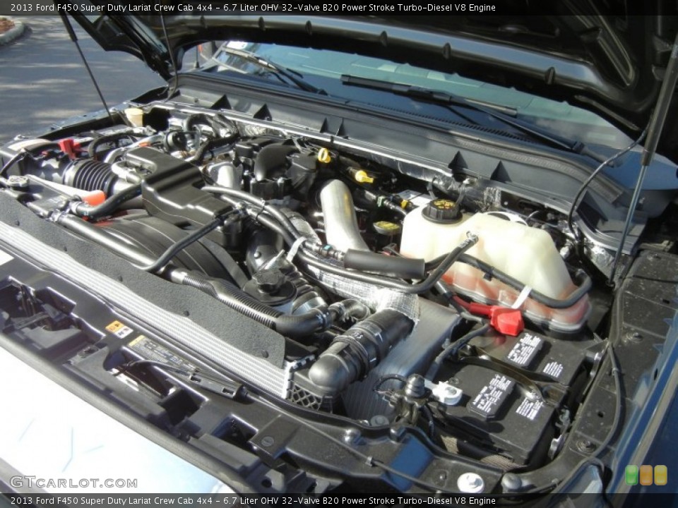 6.7 Liter OHV 32-Valve B20 Power Stroke Turbo-Diesel V8 Engine for the 2013 Ford F450 Super Duty #74934670