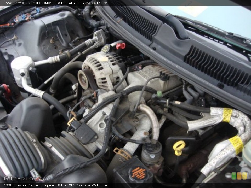 3.8 Liter OHV 12-Valve V6 Engine for the 1998 Chevrolet Camaro #74935951