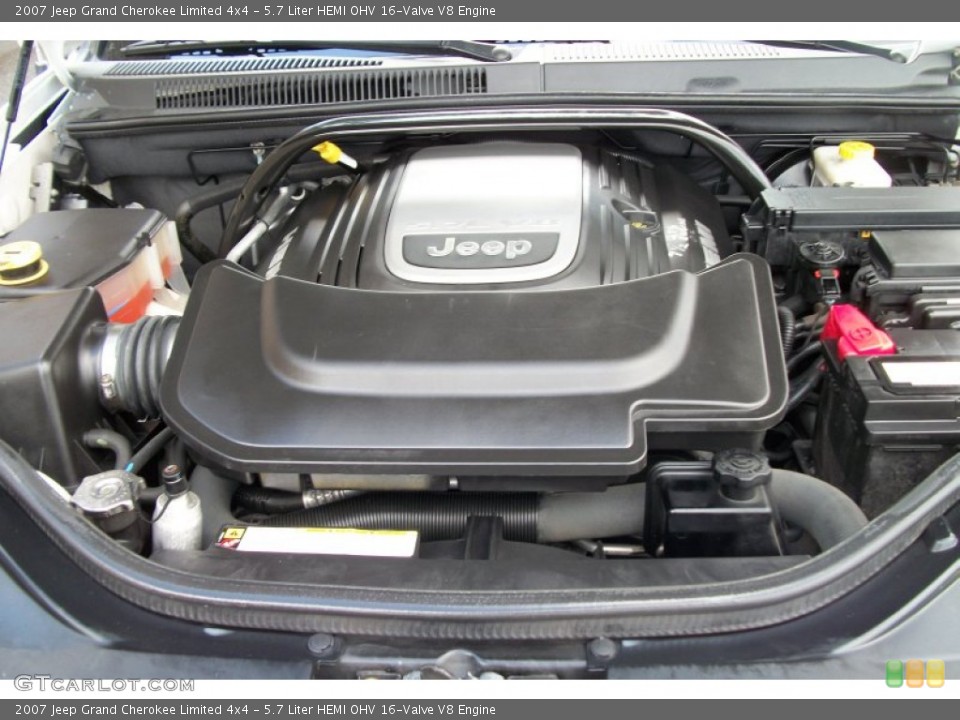 5.7 Liter HEMI OHV 16-Valve V8 Engine for the 2007 Jeep Grand Cherokee #74946360