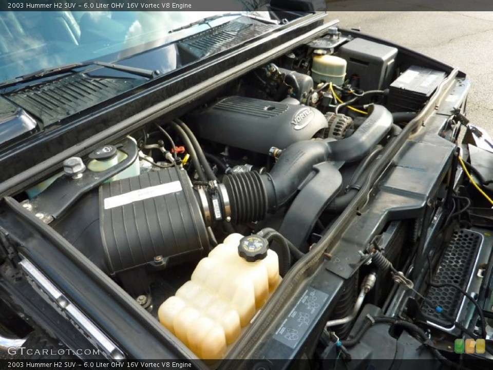 6.0 Liter OHV 16V Vortec V8 Engine for the 2003 Hummer H2 #74953410