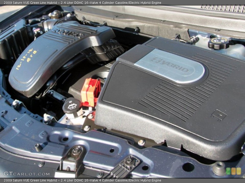 2.4 Liter DOHC 16-Valve 4 Cylinder Gasoline/Electric Hybrid 2009 Saturn VUE Engine