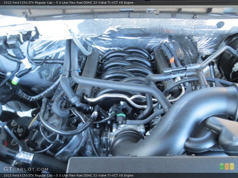 5.0 Liter Flex-Fuel DOHC 32-Valve Ti-VCT V8 Engine for the 2013 Ford F150 #74970514