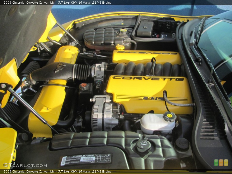 5.7 Liter OHV 16 Valve LS1 V8 Engine for the 2003 Chevrolet Corvette #74974825