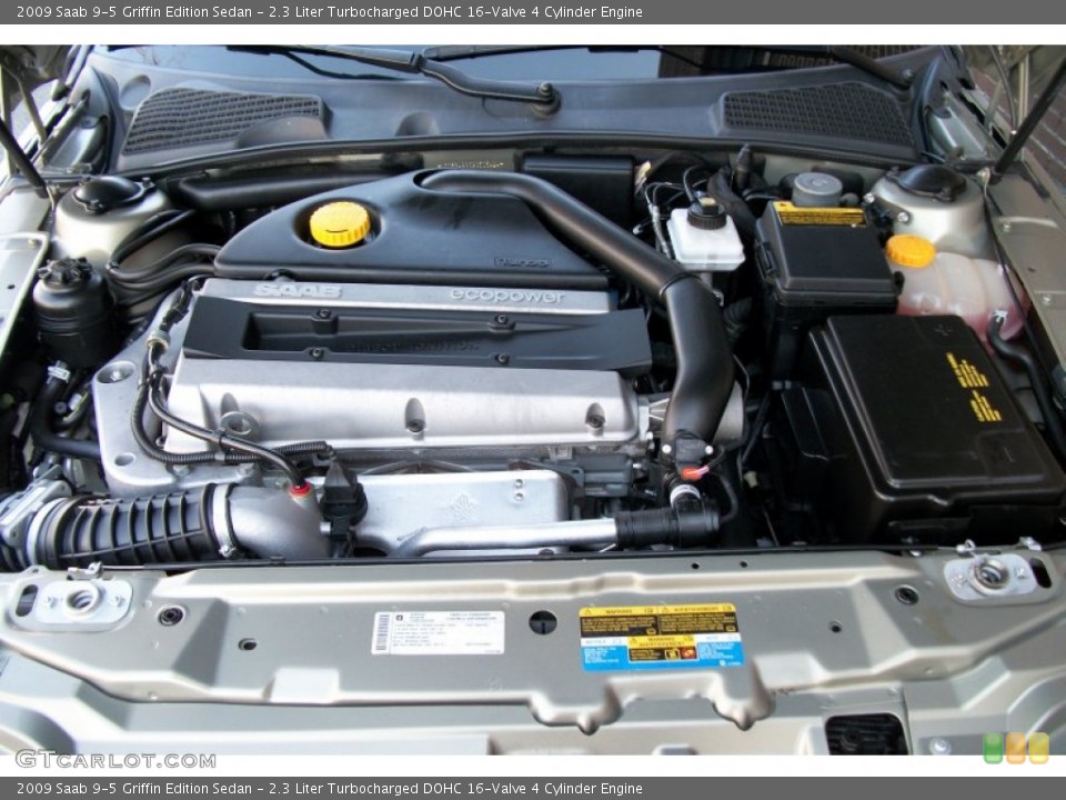 2.3 Liter Turbocharged DOHC 16-Valve 4 Cylinder Engine for the 2009 Saab 9-5 #74976523