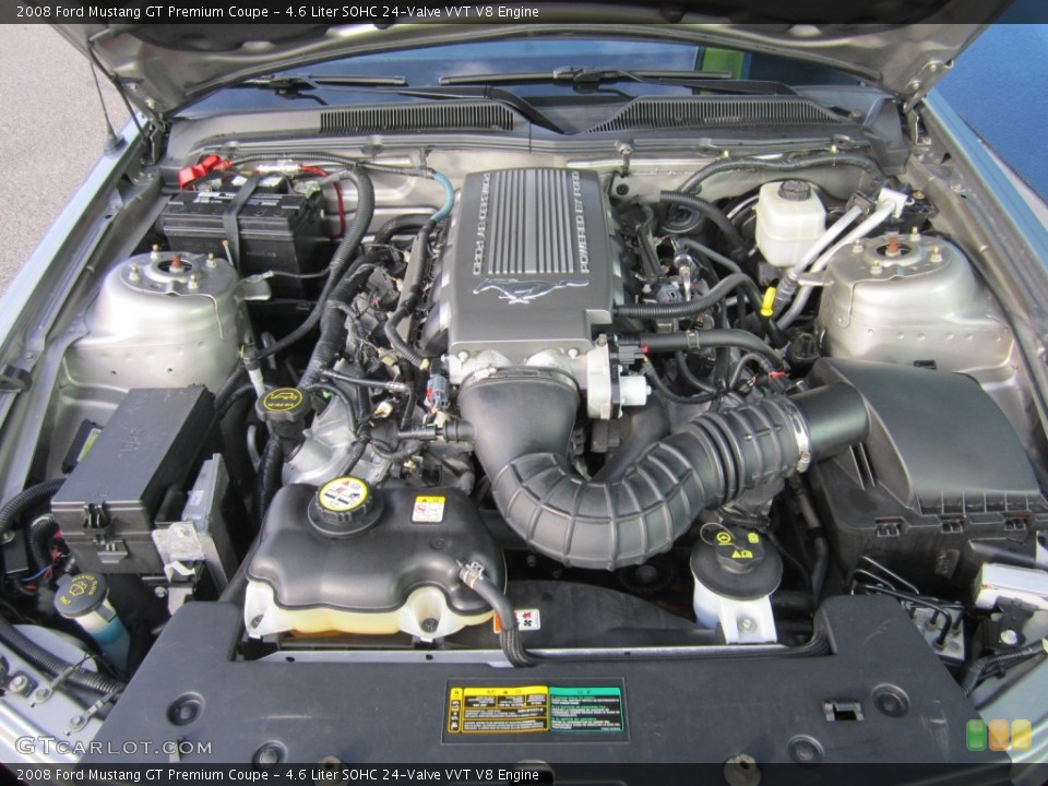4.6 Liter SOHC 24-Valve VVT V8 Engine for the 2008 Ford Mustang #74977721