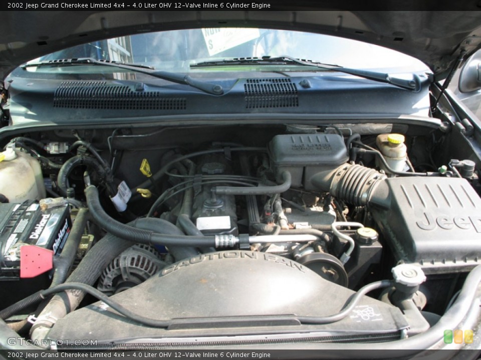 4.0 Liter OHV 12-Valve Inline 6 Cylinder Engine for the 2002 Jeep Grand Cherokee #74991715