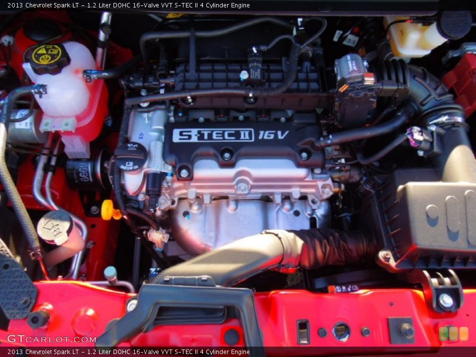 1.2 Liter DOHC 16-Valve VVT S-TEC II 4 Cylinder Engine for the 2013 Chevrolet Spark #74993606