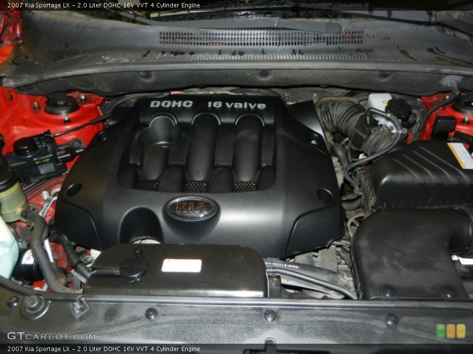 2.0 Liter DOHC 16V VVT 4 Cylinder 2007 Kia Sportage Engine