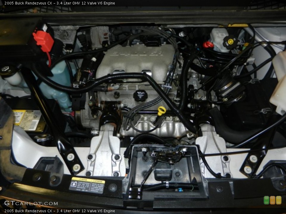 3.4 Liter OHV 12 Valve V6 Engine for the 2005 Buick Rendezvous #74999706