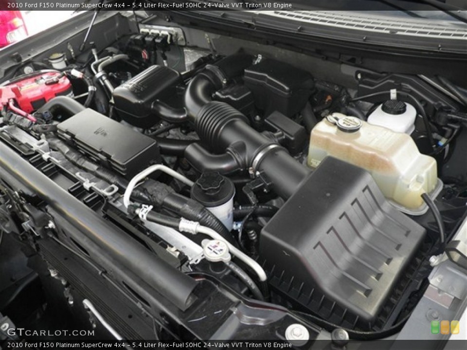 5.4 Liter Flex-Fuel SOHC 24-Valve VVT Triton V8 Engine for the 2010 Ford F150 #75012634