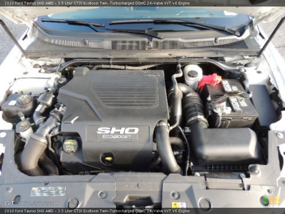 3.5 Liter GTDI EcoBoost Twin-Turbocharged DOHC 24-Valve VVT V6 Engine for the 2010 Ford Taurus #75012839