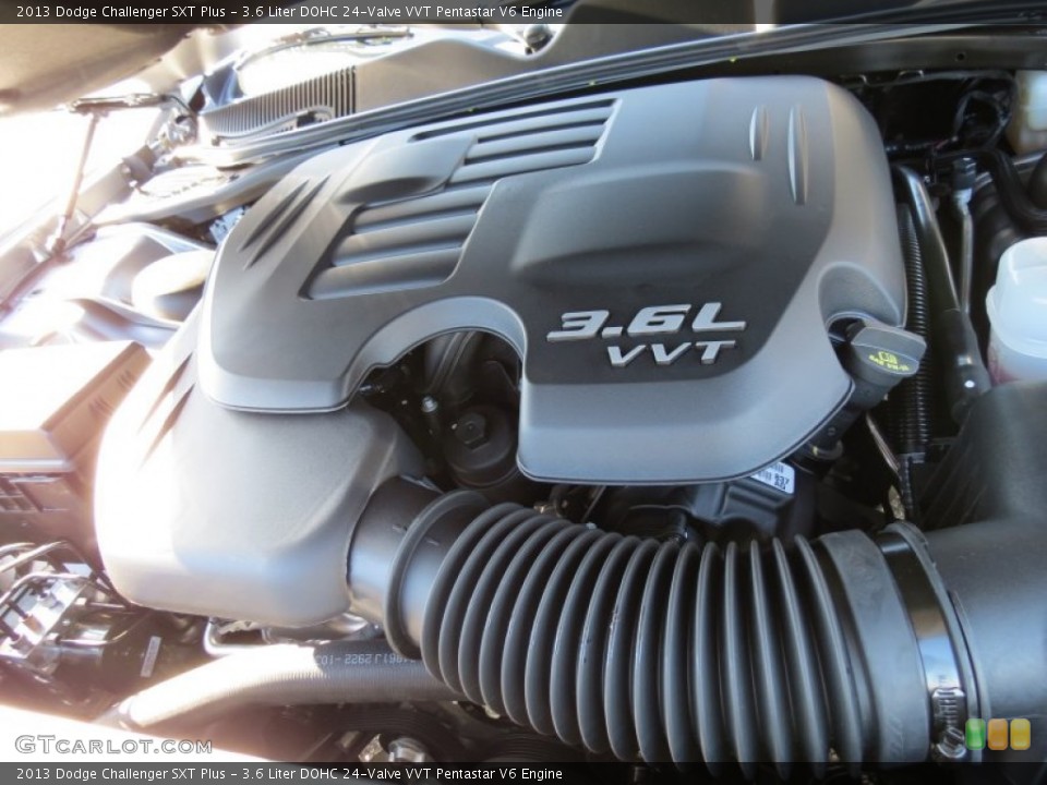 3.6 Liter DOHC 24-Valve VVT Pentastar V6 Engine for the 2013 Dodge Challenger #75013315