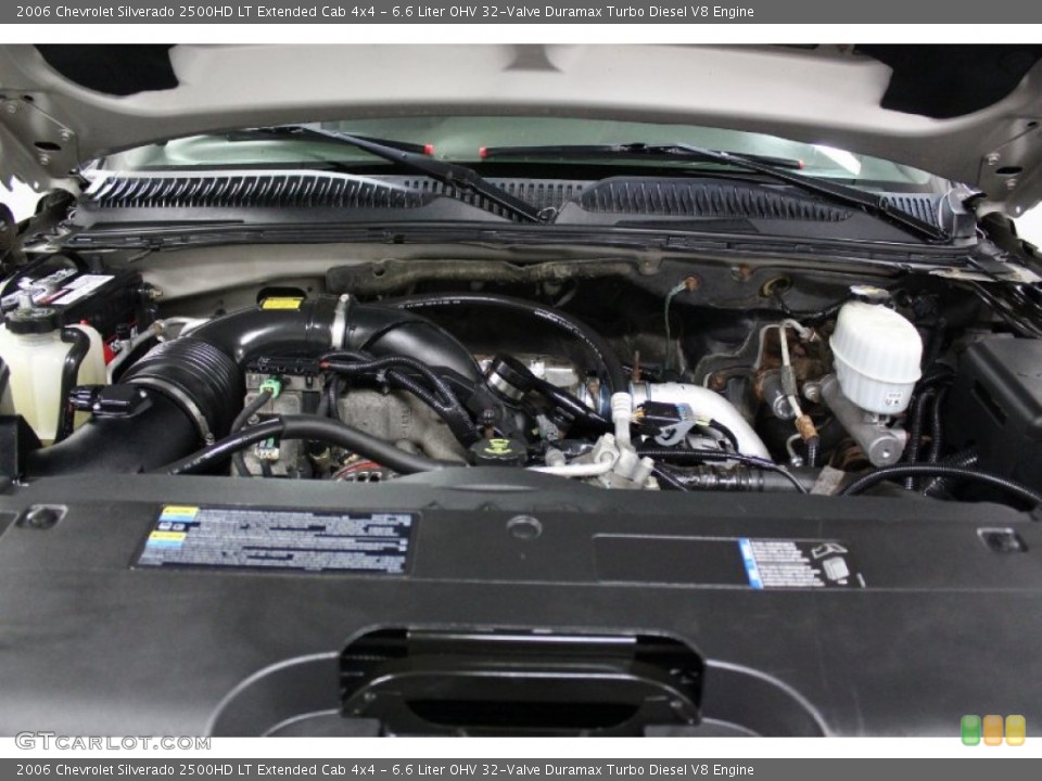 6.6 Liter OHV 32-Valve Duramax Turbo Diesel V8 Engine for the 2006 Chevrolet Silverado 2500HD #75013475