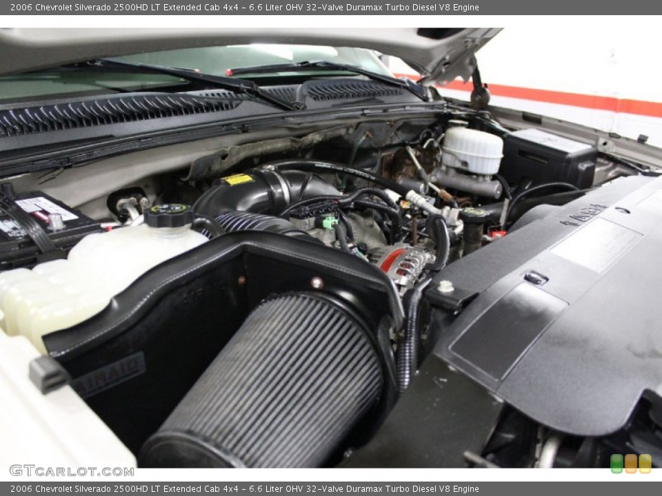 6.6 Liter OHV 32-Valve Duramax Turbo Diesel V8 Engine for the 2006 Chevrolet Silverado 2500HD #75013489