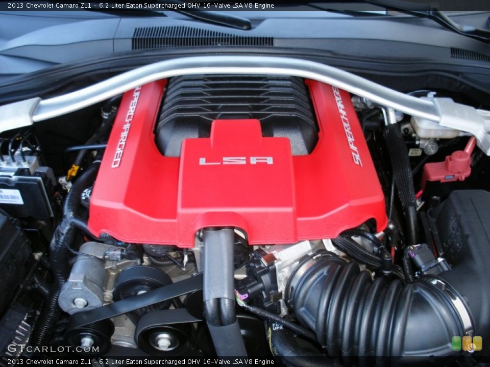 6.2 Liter Eaton Supercharged OHV 16-Valve LSA V8 Engine for the 2013 Chevrolet Camaro #75014555