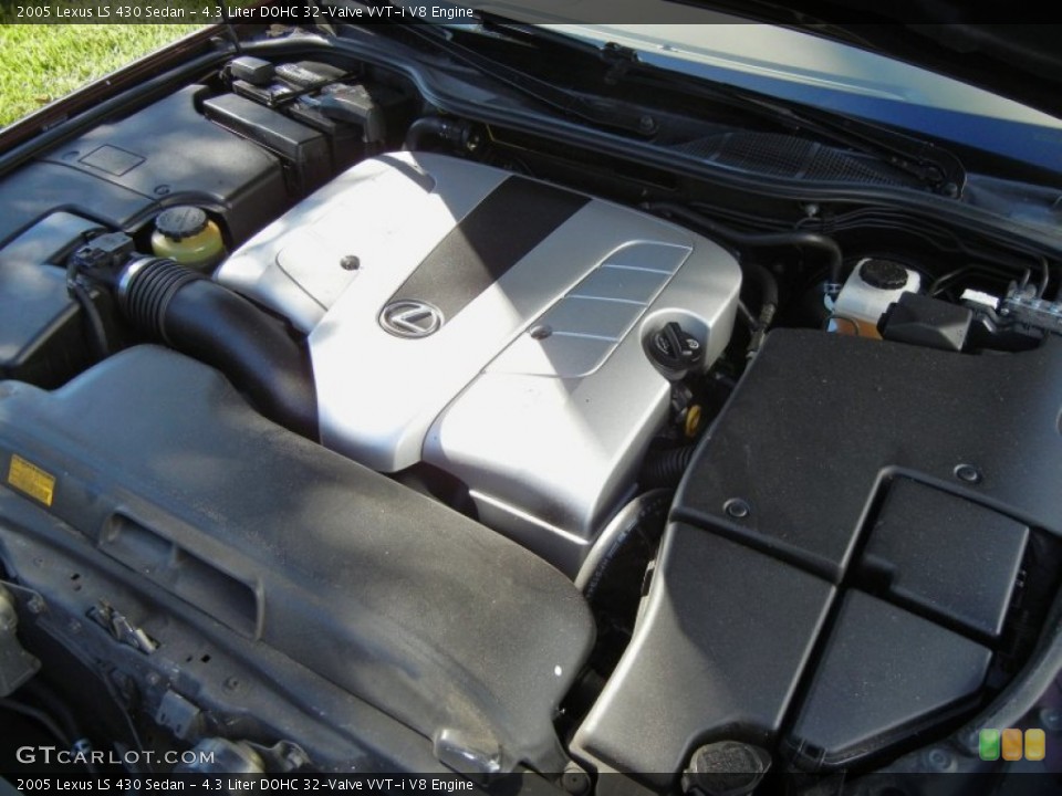 4.3 Liter DOHC 32-Valve VVT-i V8 Engine for the 2005 Lexus LS #75014960