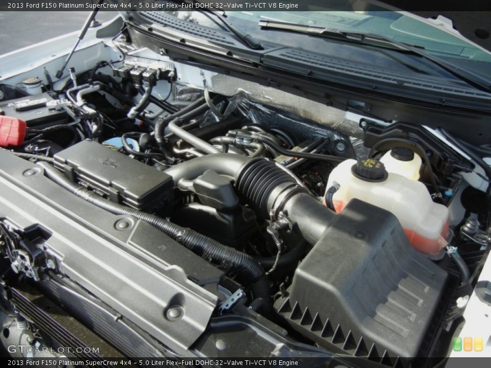 5.0 Liter Flex-Fuel DOHC 32-Valve Ti-VCT V8 Engine for the 2013 Ford F150 #75022295