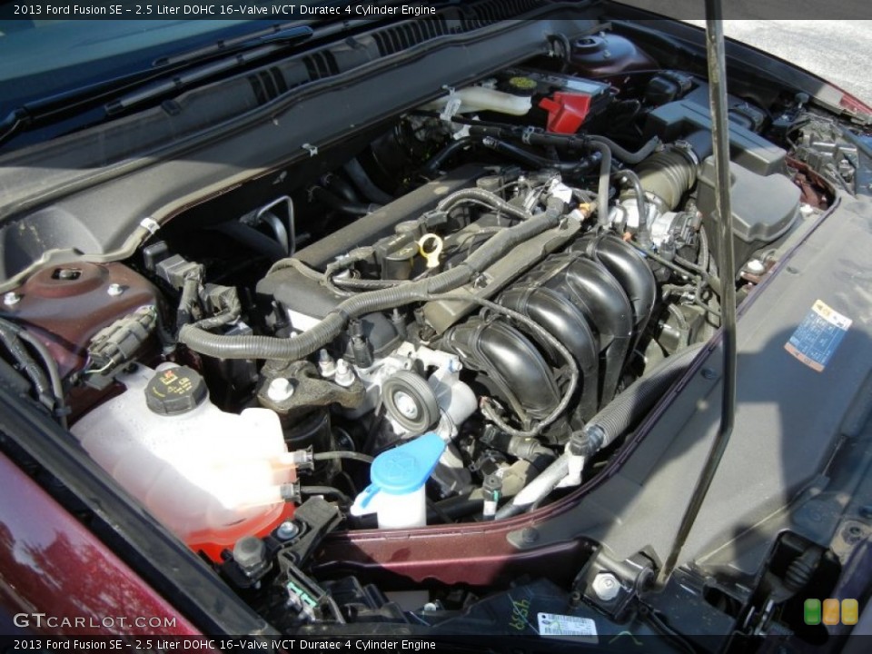 2.5 Liter DOHC 16-Valve iVCT Duratec 4 Cylinder Engine for the 2013 Ford Fusion #75022772