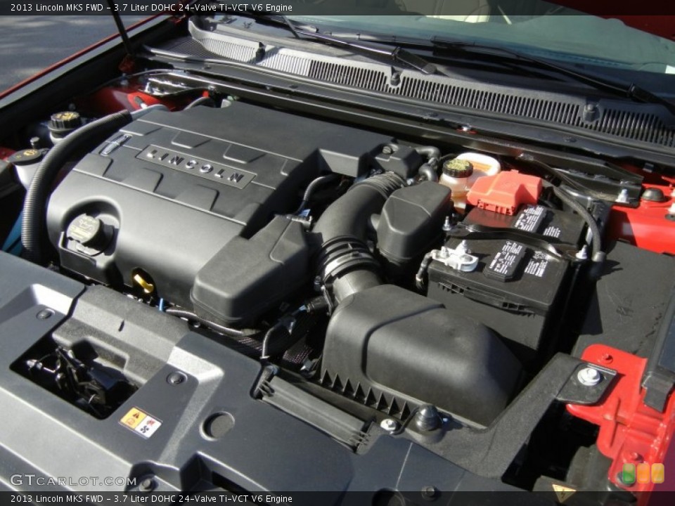 3.7 Liter DOHC 24-Valve Ti-VCT V6 Engine for the 2013 Lincoln MKS #75023572