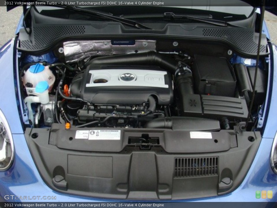 2.0 Liter Turbocharged FSI DOHC 16-Valve 4 Cylinder Engine for the 2012 Volkswagen Beetle #75023939