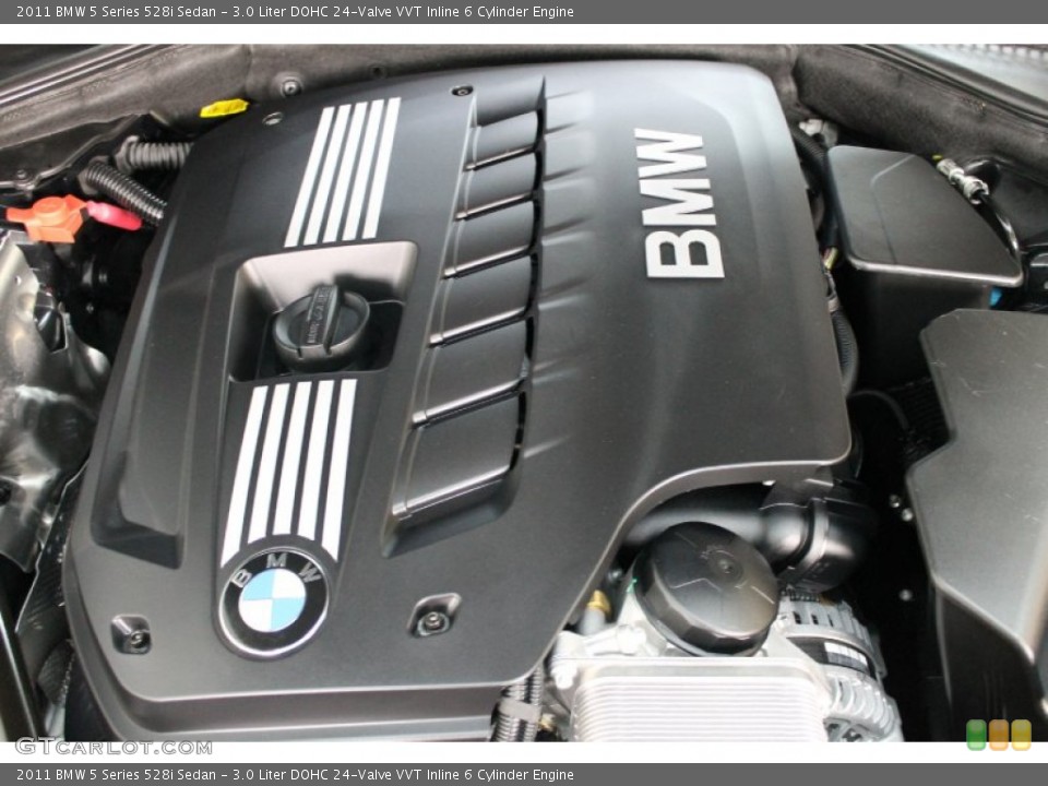 3.0 Liter DOHC 24-Valve VVT Inline 6 Cylinder Engine for the 2011 BMW 5 Series #75025970