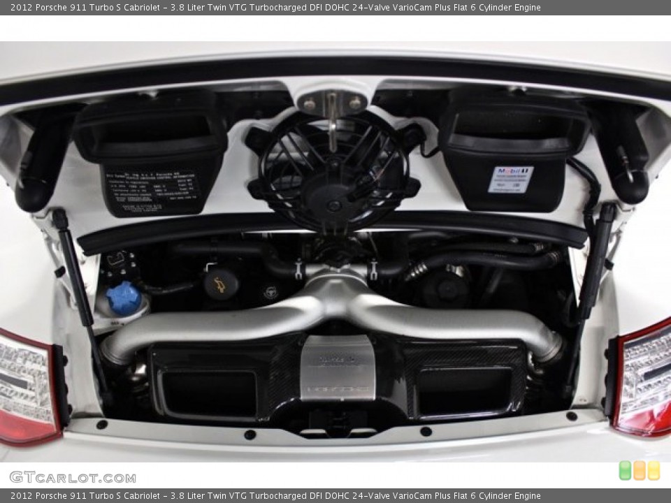 3.8 Liter Twin VTG Turbocharged DFI DOHC 24-Valve VarioCam Plus Flat 6 Cylinder Engine for the 2012 Porsche 911 #75028701