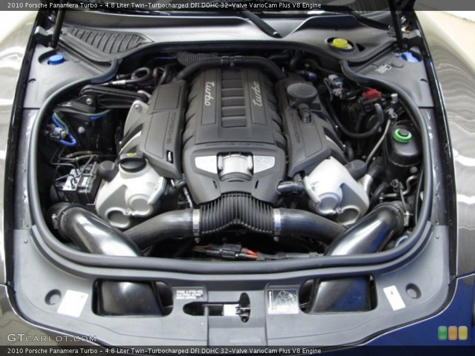 4.8 Liter Twin-Turbocharged DFI DOHC 32-Valve VarioCam Plus V8 Engine for the 2010 Porsche Panamera #75031169
