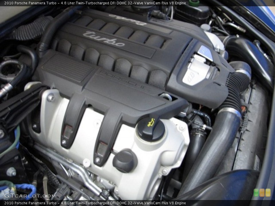 4.8 Liter Twin-Turbocharged DFI DOHC 32-Valve VarioCam Plus V8 Engine for the 2010 Porsche Panamera #75031183