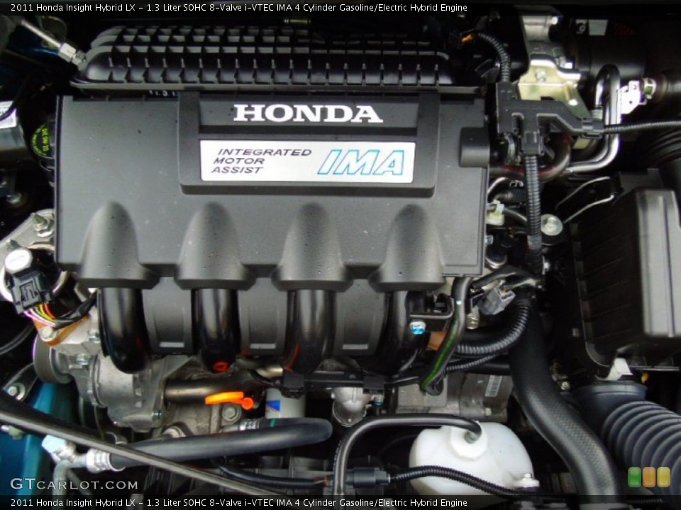 1.3 Liter SOHC 8-Valve i-VTEC IMA 4 Cylinder Gasoline/Electric Hybrid Engine for the 2011 Honda Insight #75034689