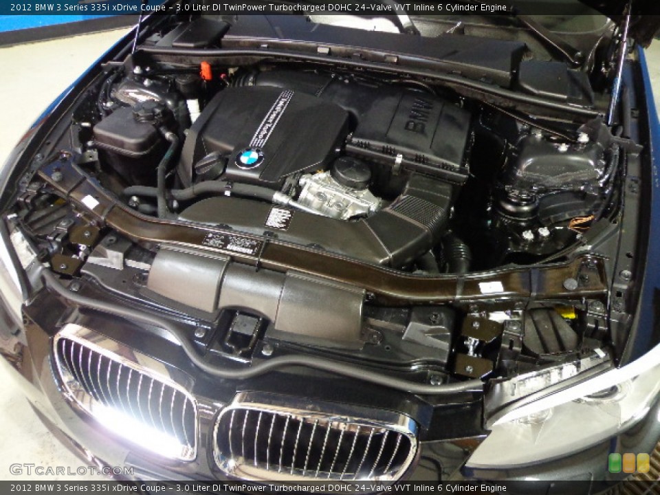 3.0 Liter DI TwinPower Turbocharged DOHC 24-Valve VVT Inline 6 Cylinder Engine for the 2012 BMW 3 Series #75038035
