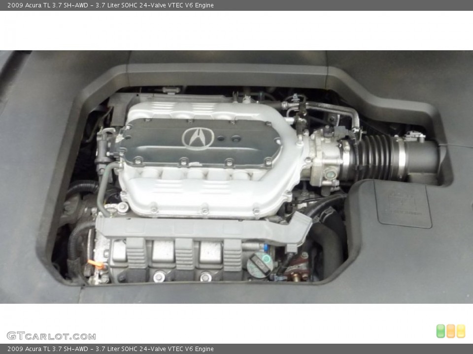 3.7 Liter SOHC 24-Valve VTEC V6 2009 Acura TL Engine