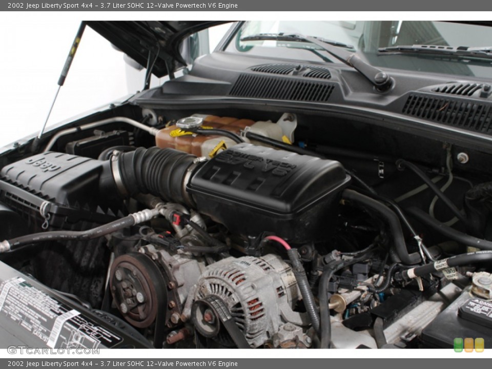 3.7 Liter SOHC 12-Valve Powertech V6 Engine for the 2002 Jeep Liberty #75050615
