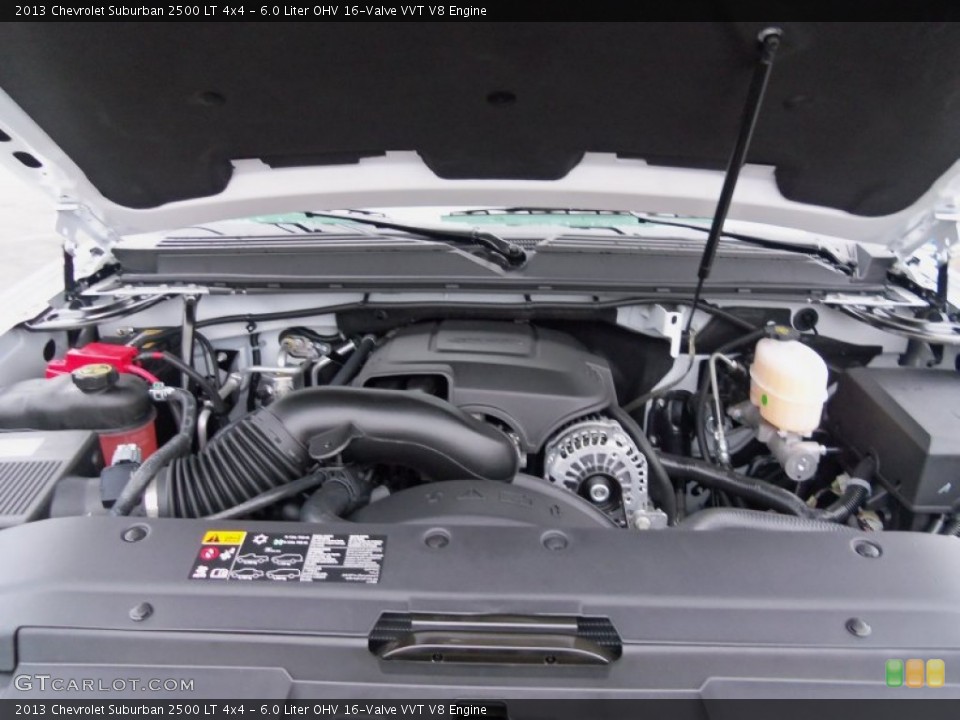 6.0 Liter OHV 16-Valve VVT V8 Engine for the 2013 Chevrolet Suburban #75057617