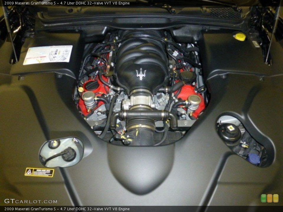 4.7 Liter DOHC 32-Valve VVT V8 Engine for the 2009 Maserati GranTurismo #75064679