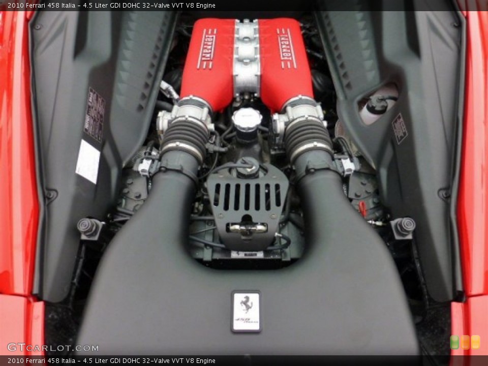 4.5 Liter GDI DOHC 32-Valve VVT V8 Engine for the 2010 Ferrari 458 #75065237