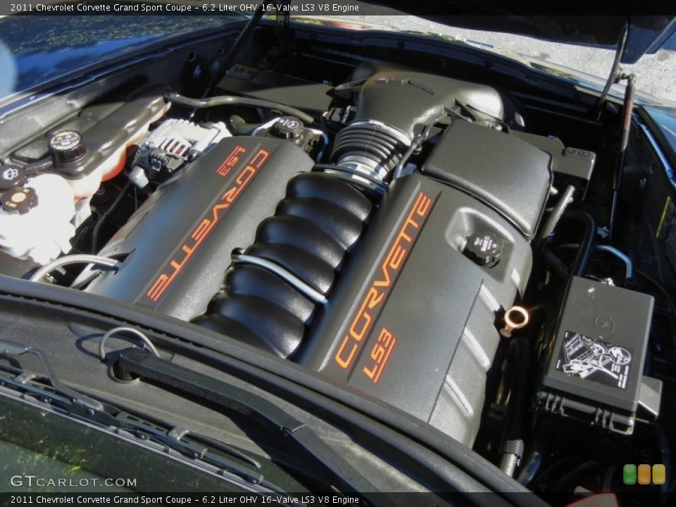 6.2 Liter OHV 16-Valve LS3 V8 Engine for the 2011 Chevrolet Corvette #75107577
