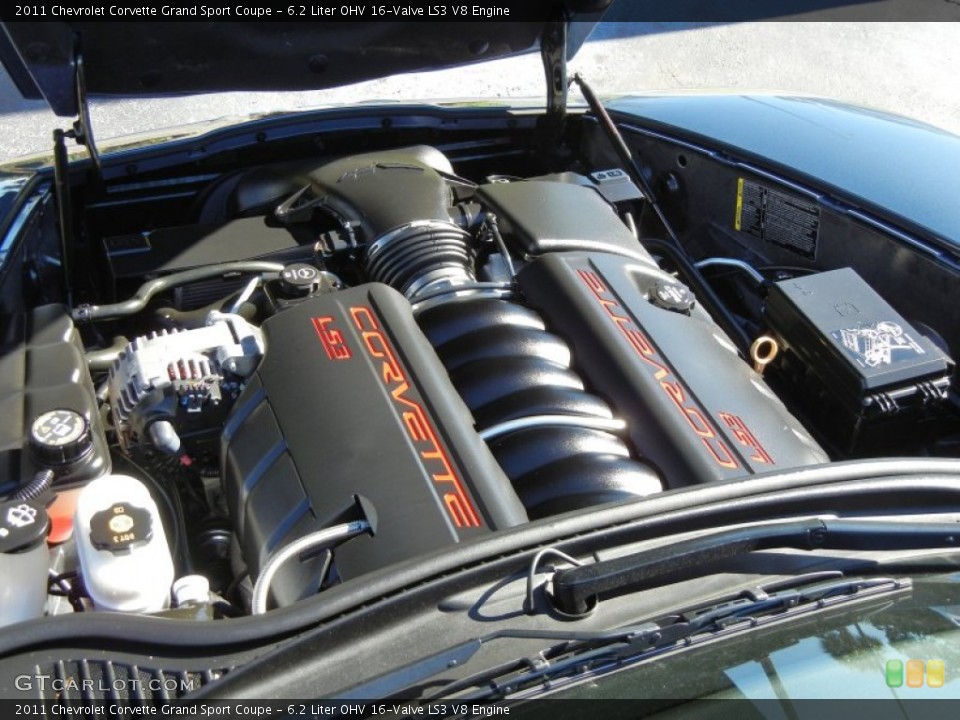 6.2 Liter OHV 16-Valve LS3 V8 Engine for the 2011 Chevrolet Corvette #75107601