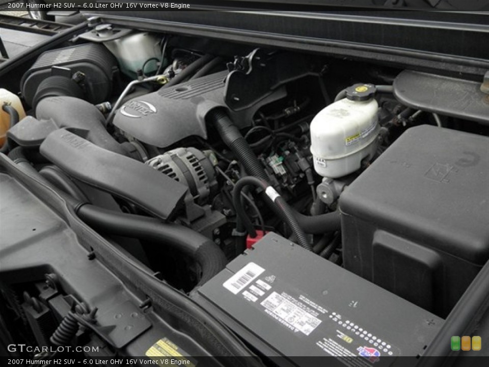 6.0 Liter OHV 16V Vortec V8 Engine for the 2007 Hummer H2 #75109092