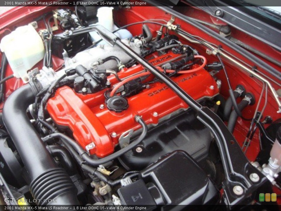 1.8 Liter DOHC 16-Valve 4 Cylinder Engine for the 2001 Mazda MX-5 Miata #75116596
