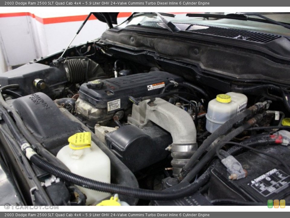 5.9 Liter OHV 24-Valve Cummins Turbo Diesel Inline 6 Cylinder Engine for the 2003 Dodge Ram 2500 #75128114