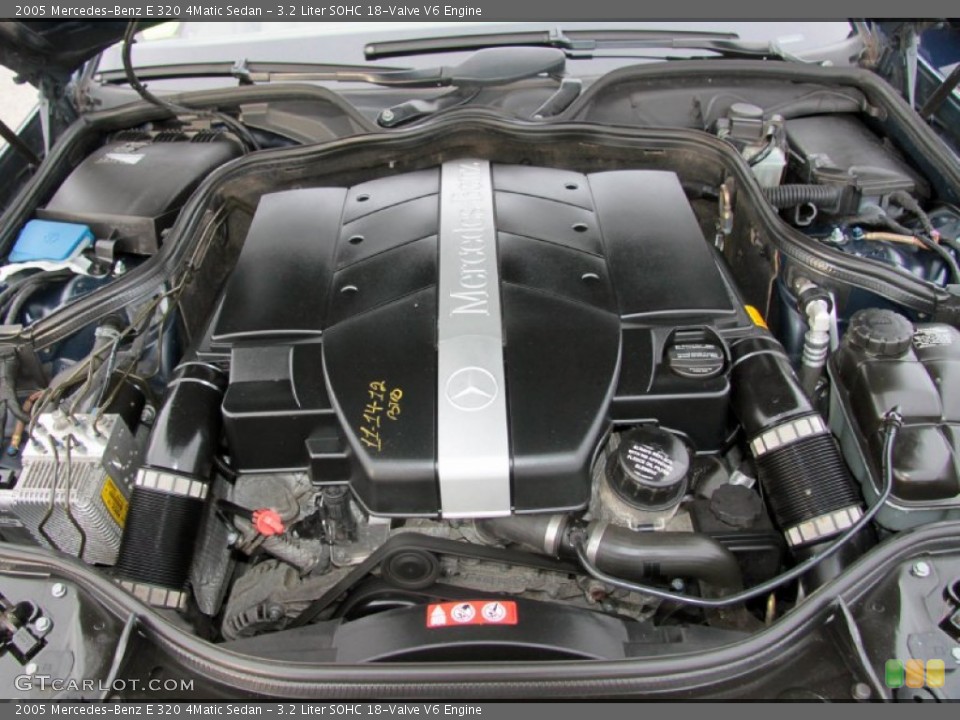 3.2 Liter SOHC 18-Valve V6 2005 Mercedes-Benz E Engine