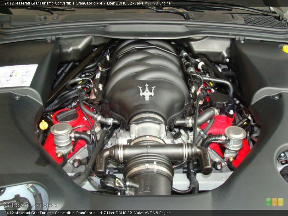 4.7 Liter DOHC 32-Valve VVT V8 Engine for the 2012 Maserati GranTurismo Convertible #75143274