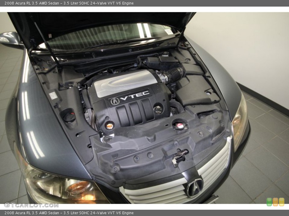 3.5 Liter SOHC 24-Valve VVT V6 2008 Acura RL Engine
