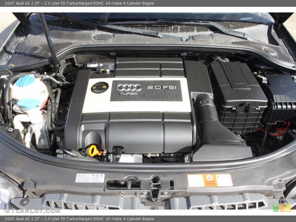 2.0 Liter FSI Turbocharged DOHC 16-Valve 4 Cylinder 2007 Audi A3 Engine